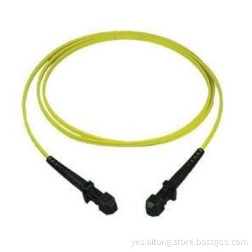 MTRJ fiber patch cord, active device termination